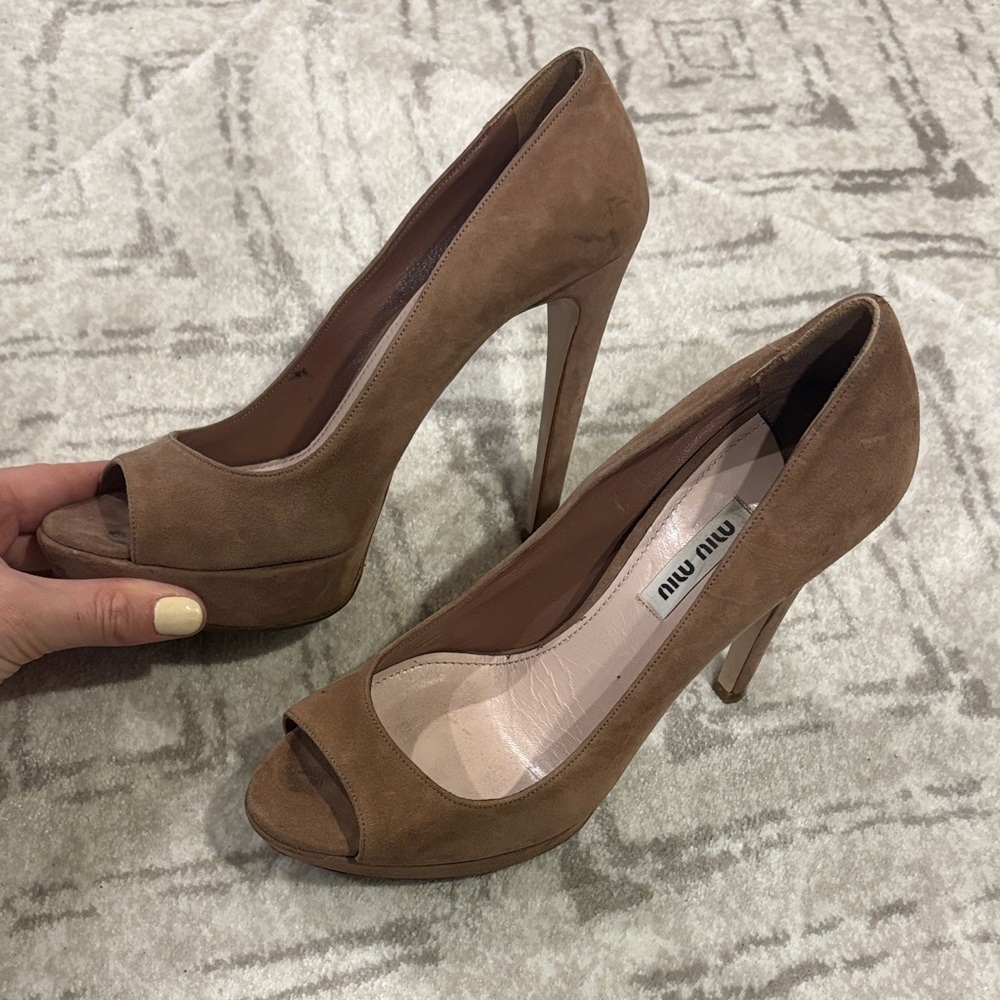 Miu Miu platform heels
